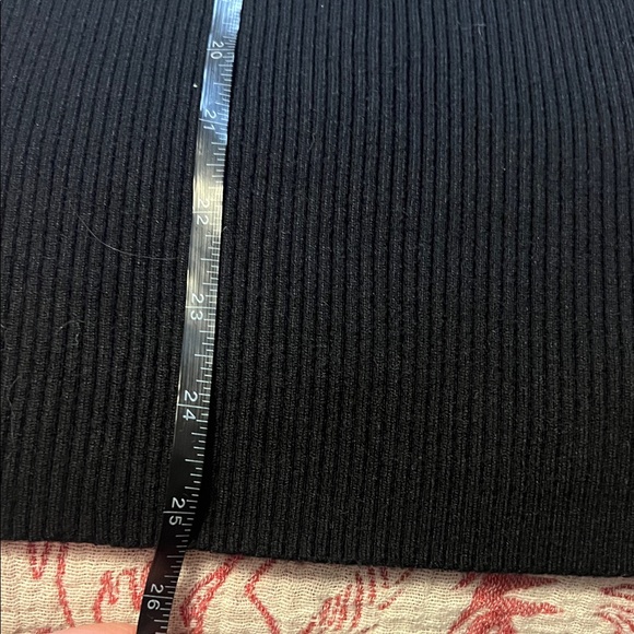Zesica Elegant Black Ribbed Short Sleeve Sweater size XXL - Picture 7 of 12